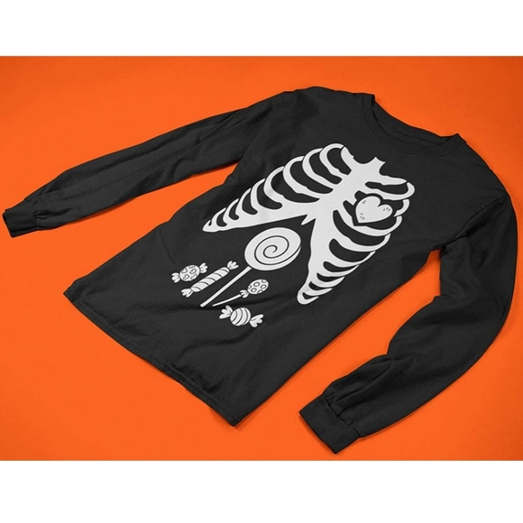 TStars Skeleton X-ray long sleeve t-shirt - unisex - Picture 2 of 9